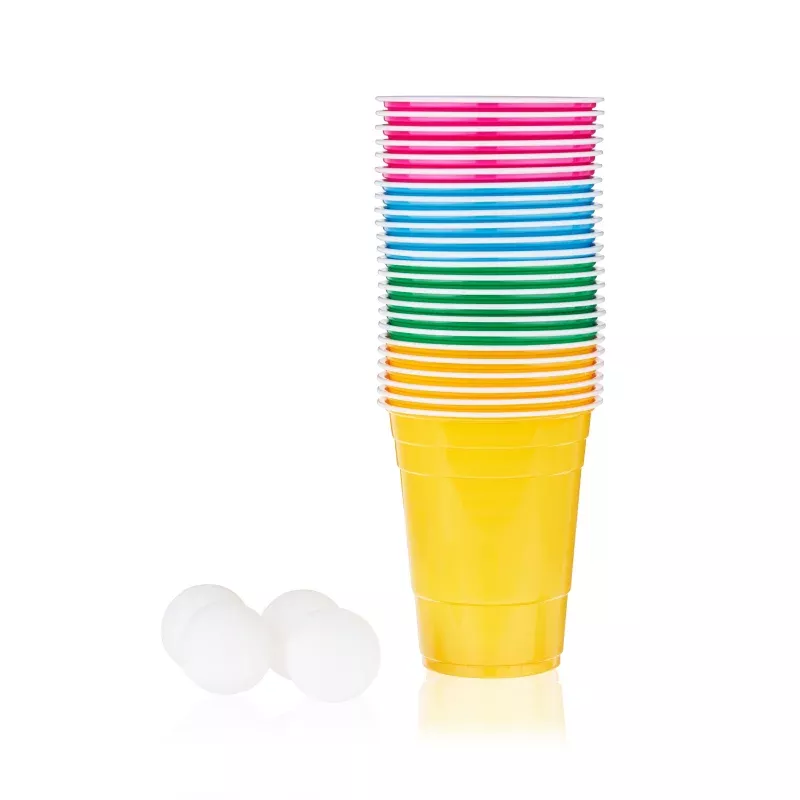 Neon Beer Pong Set
