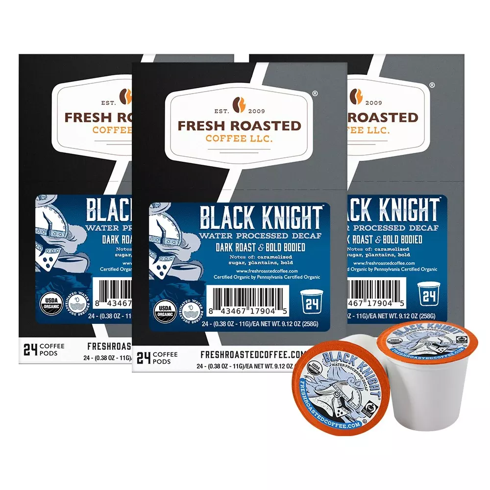 Organic Black Knight Water Processed Decaf – Classic Coffee Pods
