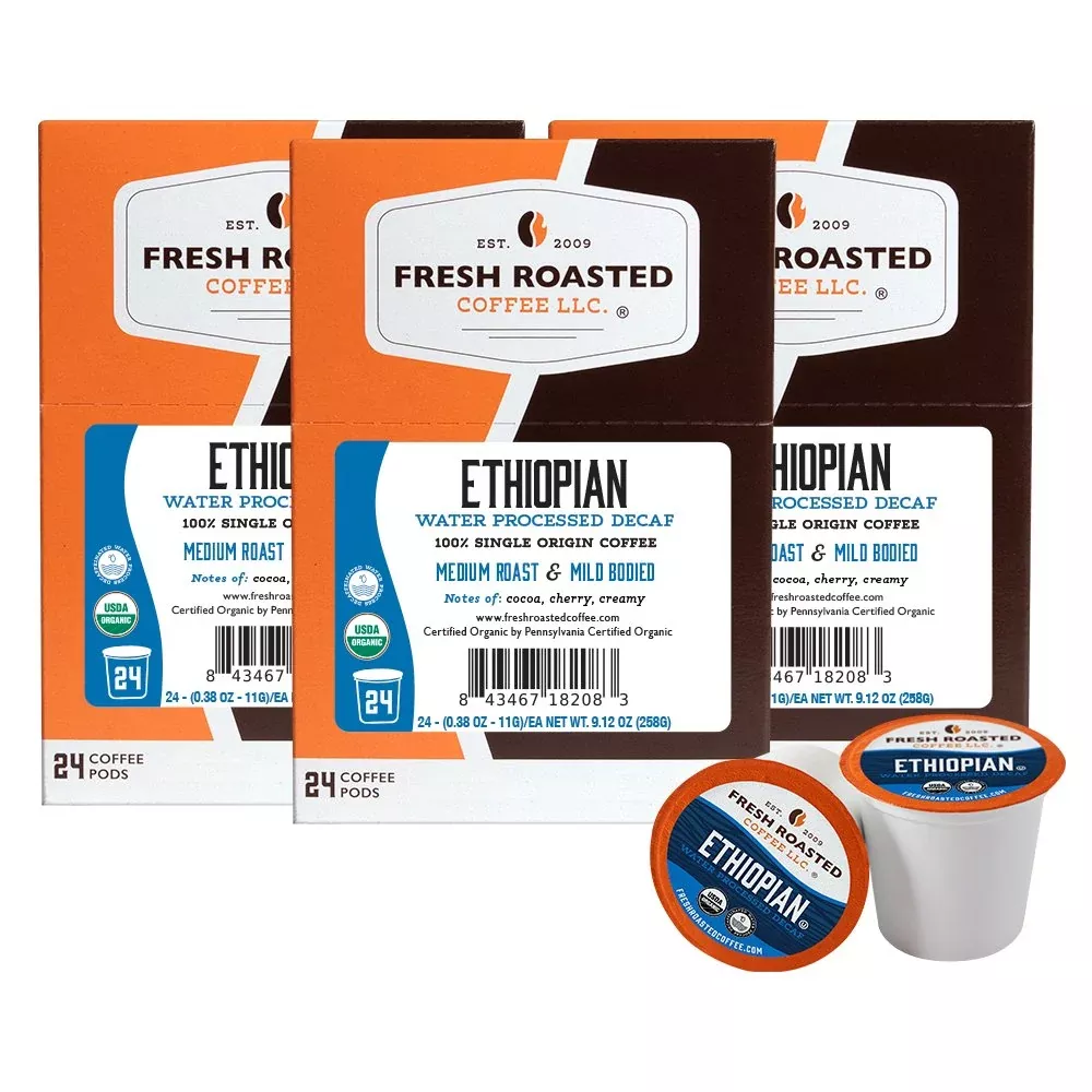 Organic Ethiopian Water-Processed Decaf - Classic Coffee Pods