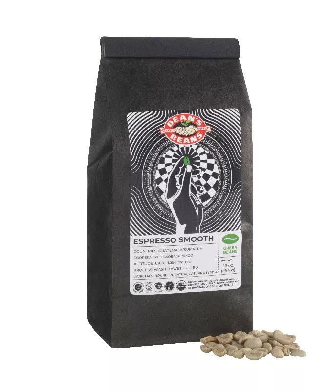 Organic Green Espresso – Smooth (Unroasted)