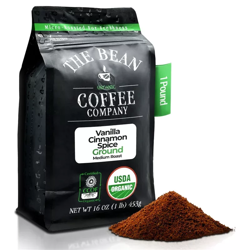 Organic Holiday Bean ~ Vanilla Cinnamon Spice Coffee