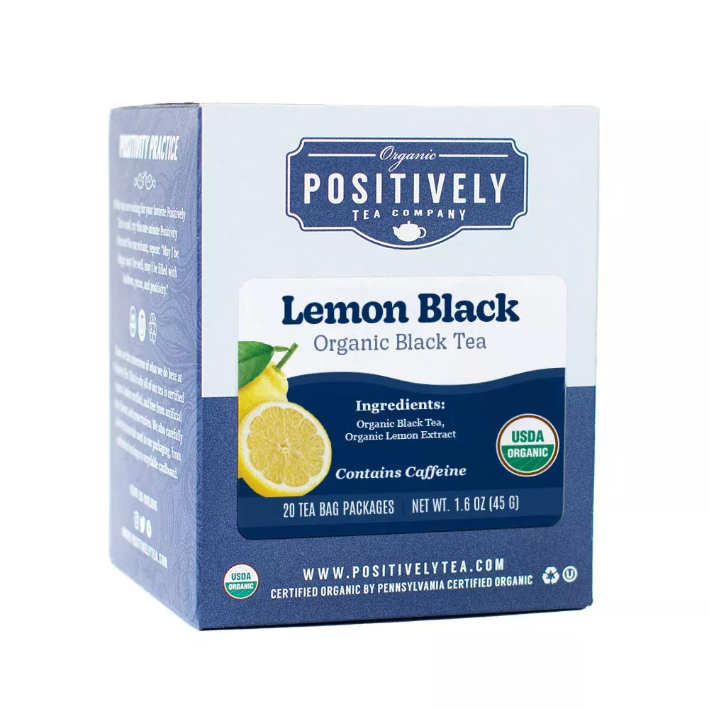 Organic Lemon – Black Tea Bags