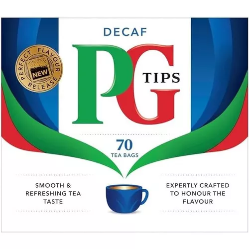 PG Tips Decaf Square Tea Bags 70ct.
