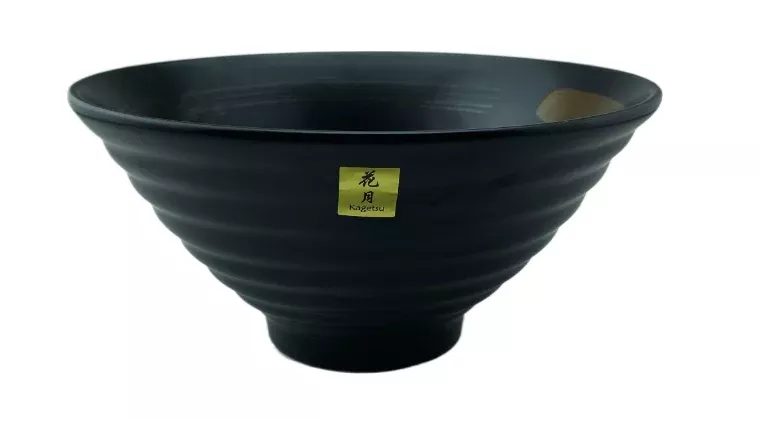 Porcelain Ramen Bowl 8.5"D, Black