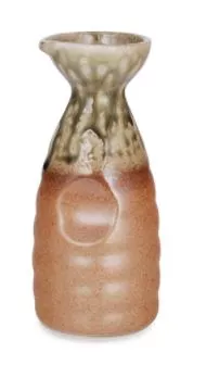 Porcelain Sake Bottle 6.25"Hx2.75"D - 10 Oz,