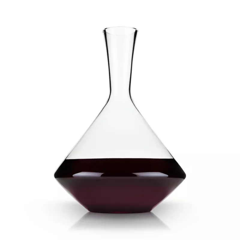 Raye Angled Crystal Wine Decanter