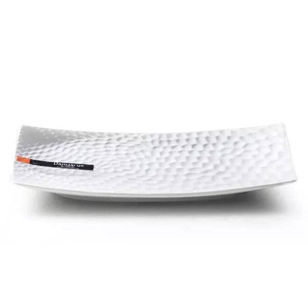Rectangular Plate 14″x8.5″, White Ceramic