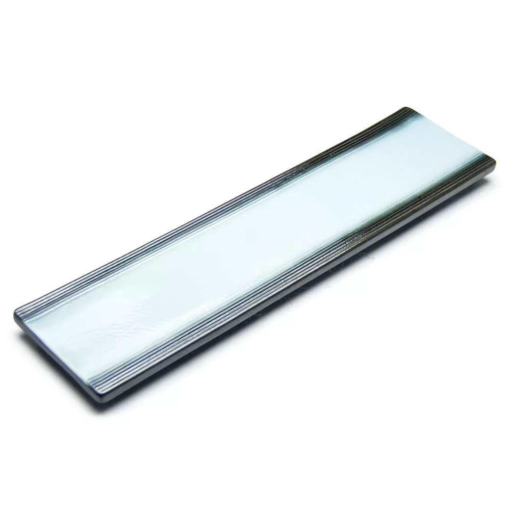 Rectangular Platter 18.5″, Light Blue/Black
