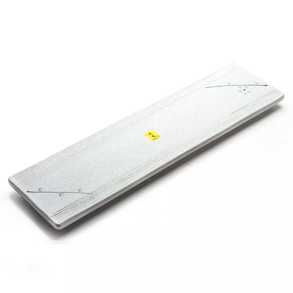 Rectangular Platter 18.5″, White Sakura