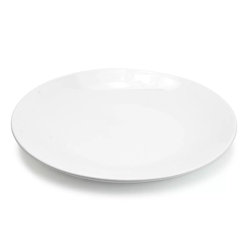 Round Dinner Plate, White 10-5/8″