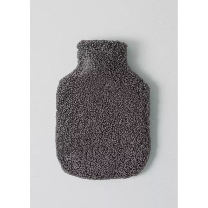 Sheepskin Hot Water Bottle Cover | Grey