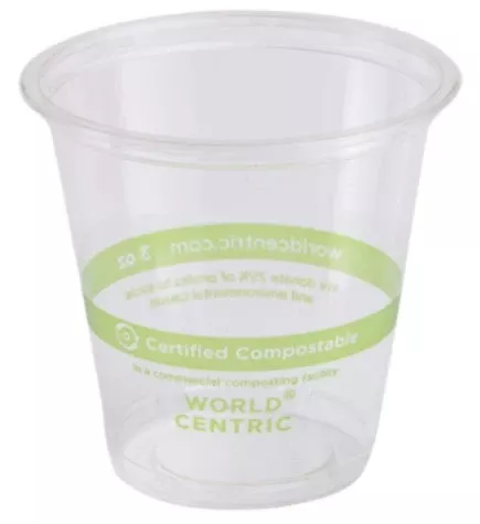 Sleeve of 3 oz Cold Cup Portion Cup 50 Count Sleeve