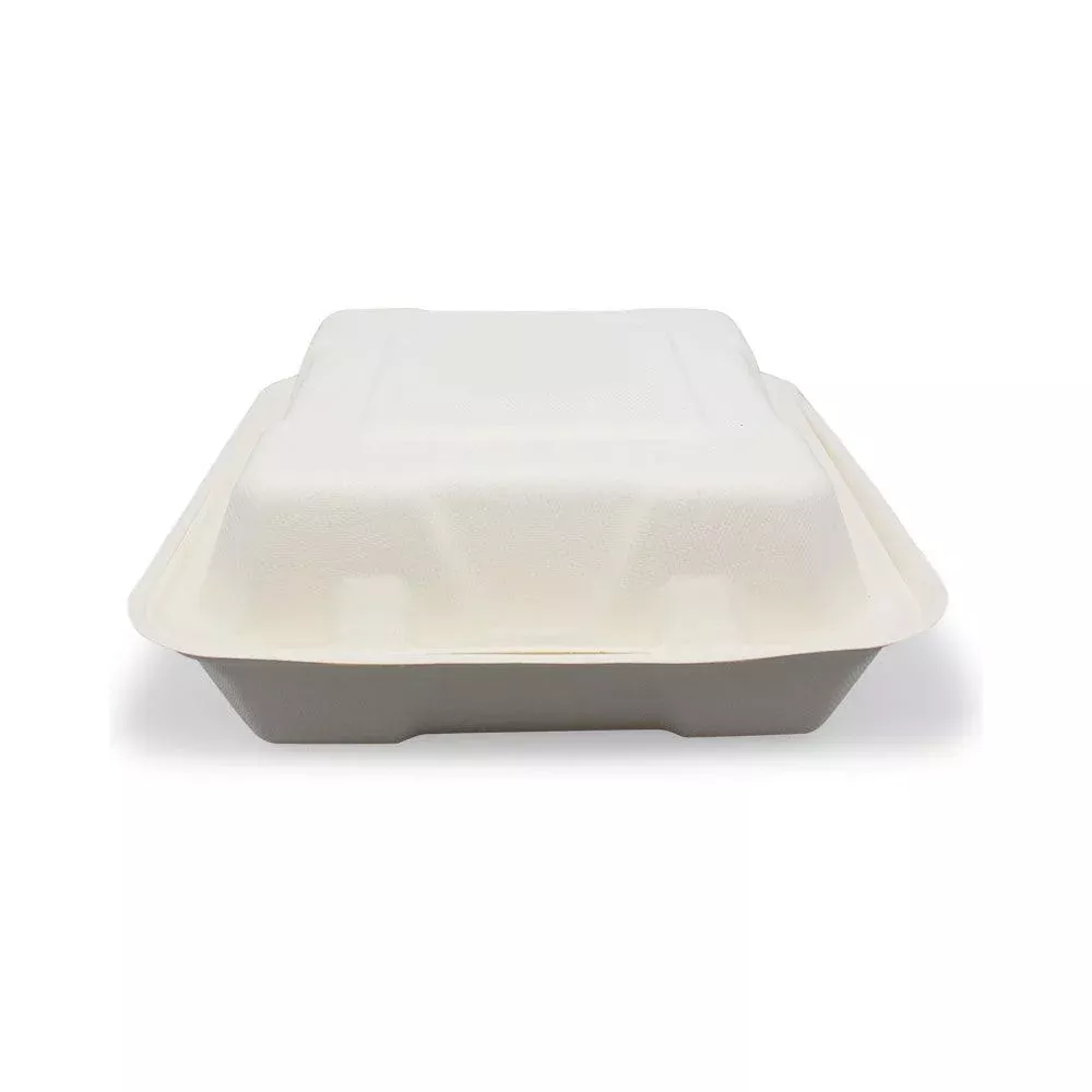 Sugarcane Bagasse ClamShell (9x9inch)