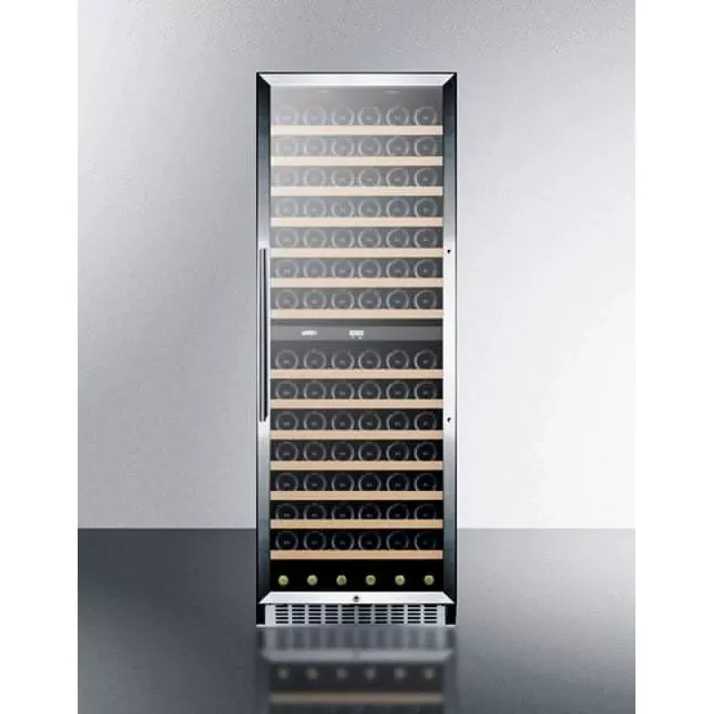 Summit 160 Bottle Dual Zone Wine Cooler