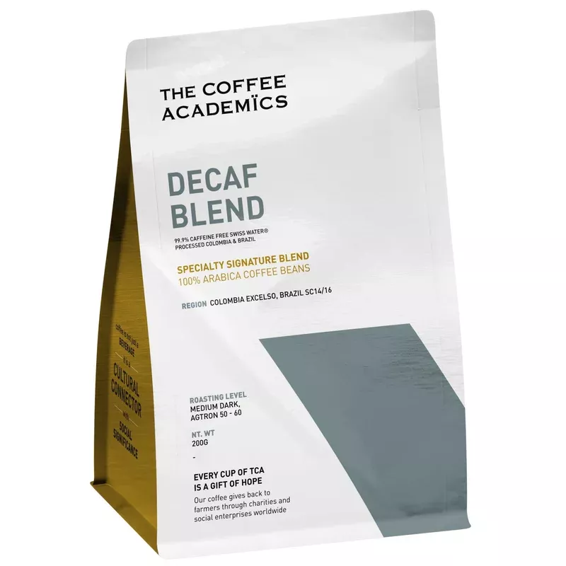 TCA Decaf Blend Roasted Bean (200g/1kg)