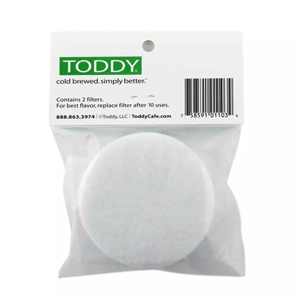 Toddy Cold Brew Replacement Filters, 2 Pack