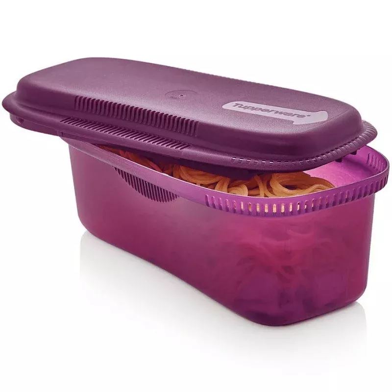 Tupperware Microwave Pasta Maker | 8-cup Cooker With Strainer Feature
