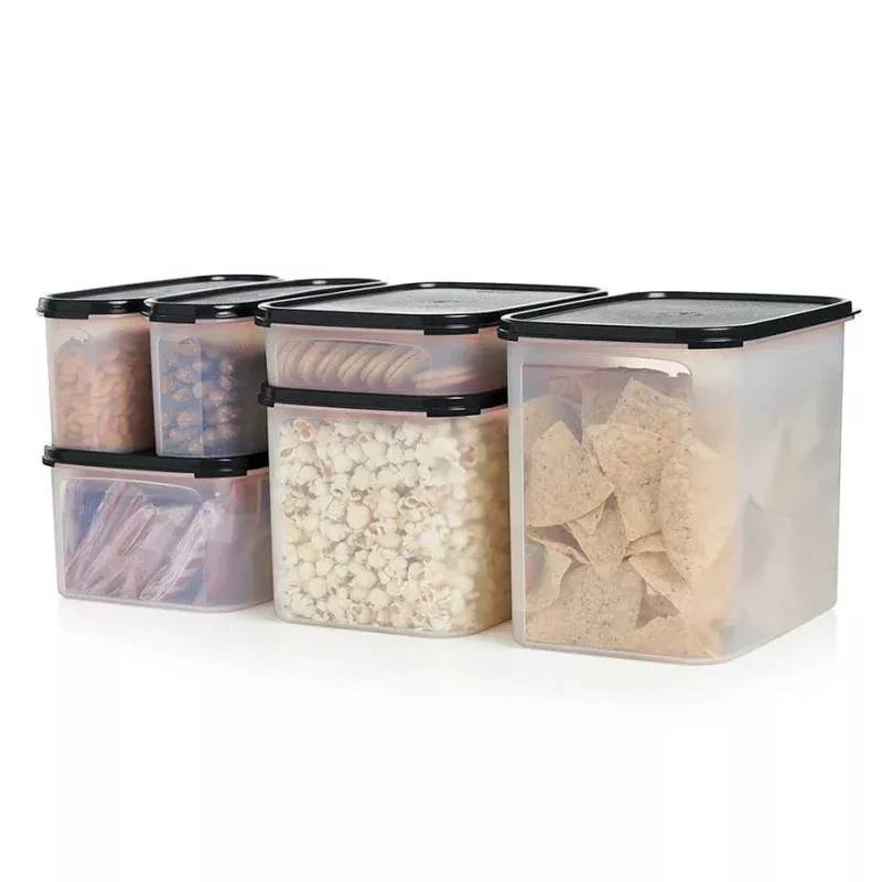 Tupperware Modular Mates Snack Center | 6-Piece Set | Super Oval & Rectangular