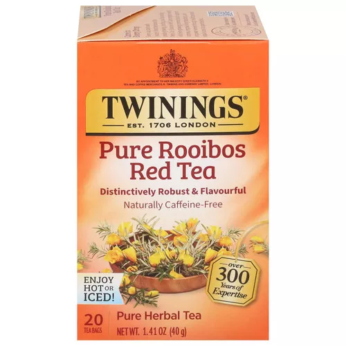 Twinings Pure Rooibos Red Tea Bags 20ct.
