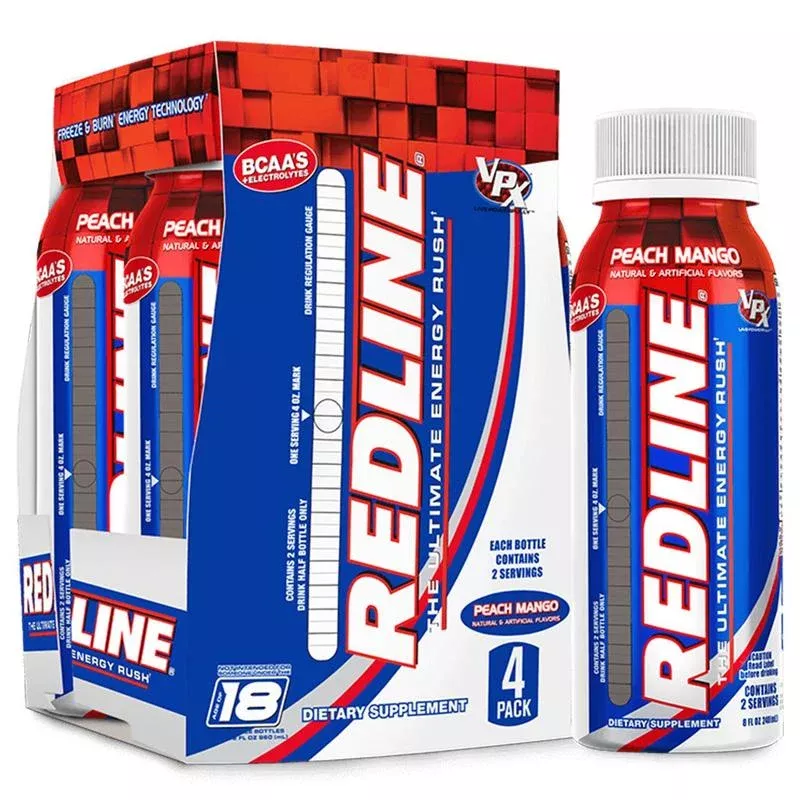 VPX Redline|24 Pack|Peach Mango&Straweberry Lemonade&Triple Berry