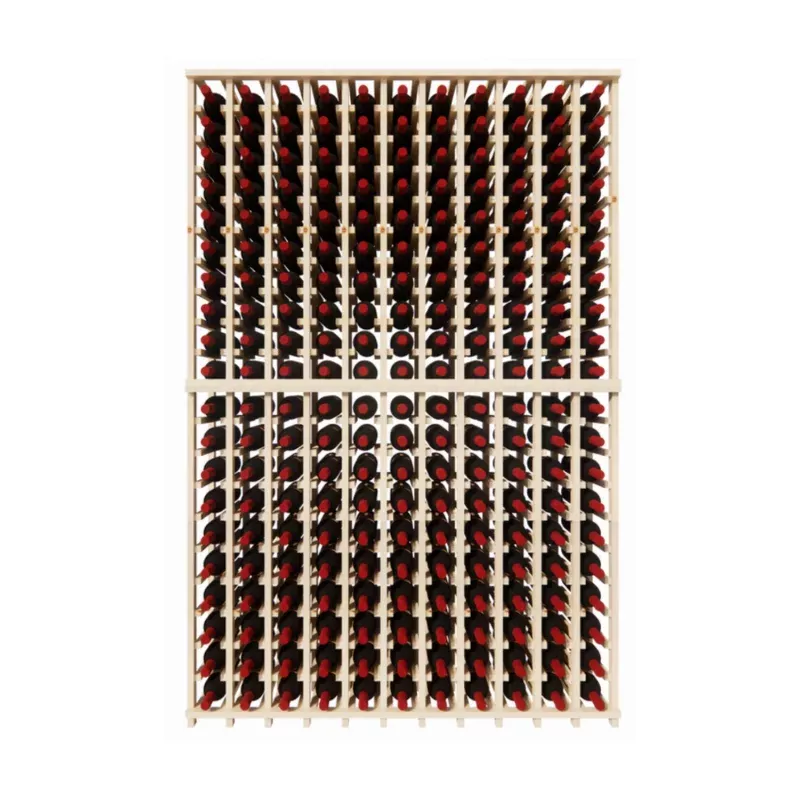 Wine Racking 11 Column Display Customizable Standard Bottle Rack Storage