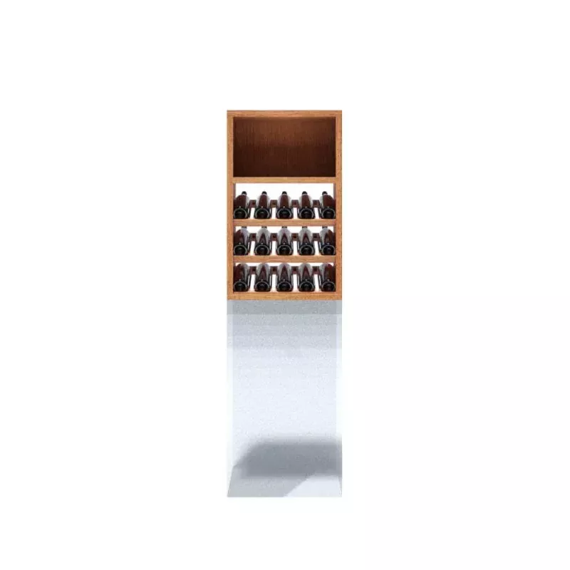Wine Racking 15 Bottle Stacked Display Upper Rack