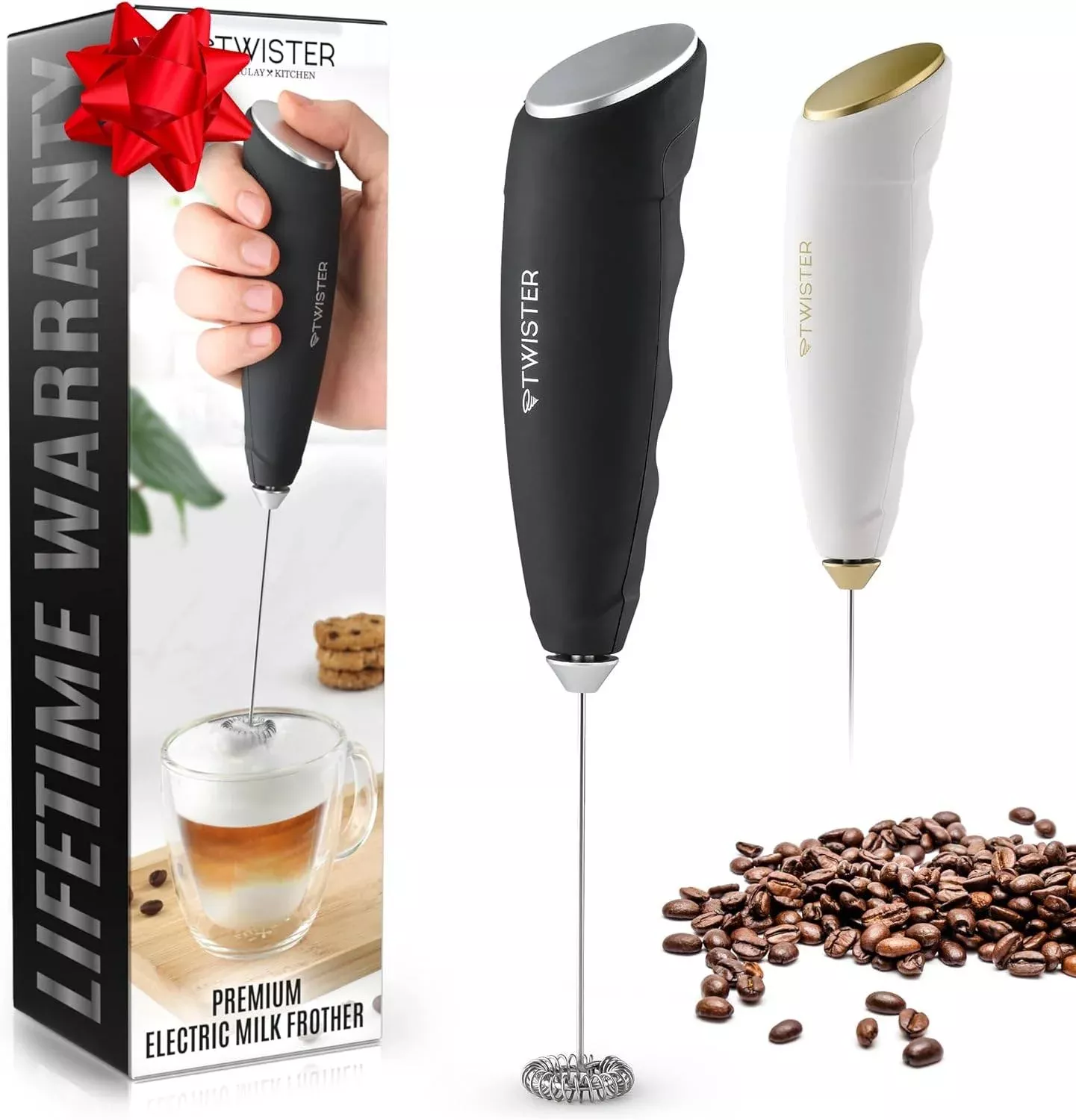 Zulay Kitchen Twister Milk Frother
